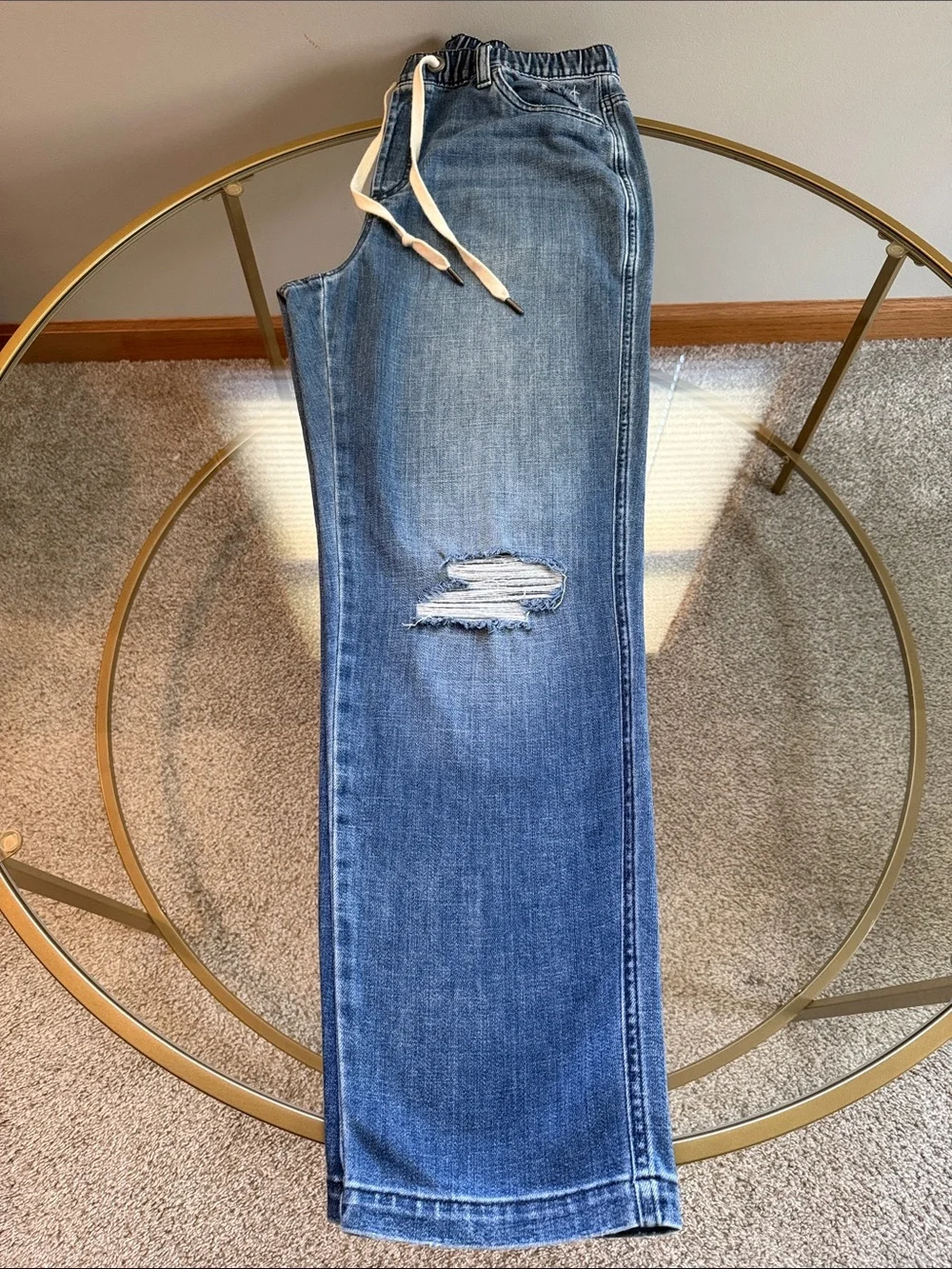 Aerie Drawstring Jeans Size M